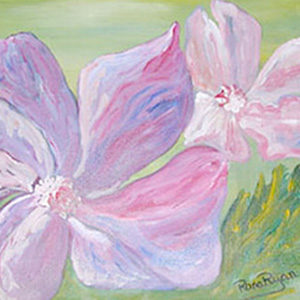 Rana Ryan Artwork Pink Flowers